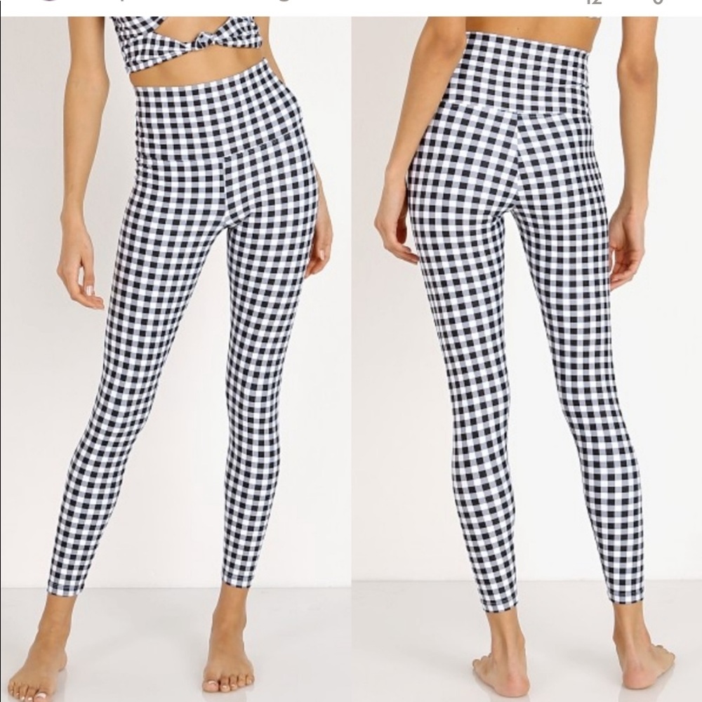 Beach Riot Piper Gingham Leggings